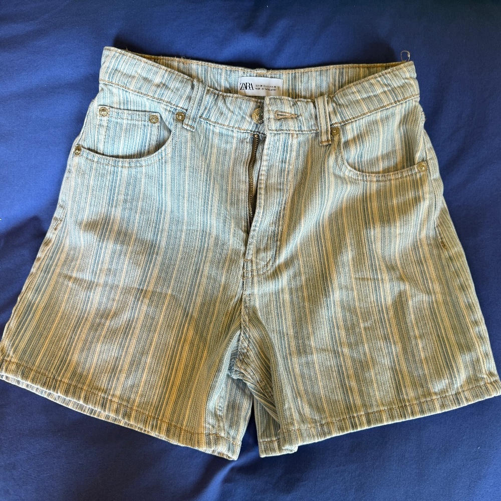 Zara Striped denim EUR 26, USA4 MEX 26